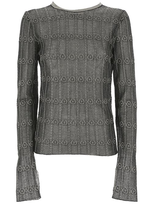 Black/silver-tone knitwear THE ATTICO | 241WCK96KV007065